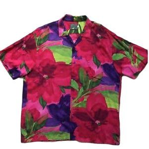 Jams world vintage Hawaiian shirt Garden passion. Size extra large